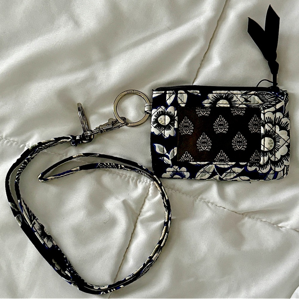 NWT Vera Bradley ID Case/Wallet with Lanyard